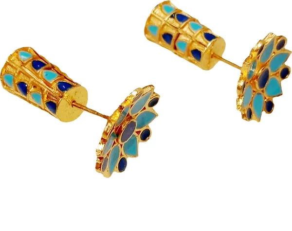 Assamese_Traditional_Thuria_Set_Copper_Stud_Earring_For_Girls_&_Women
